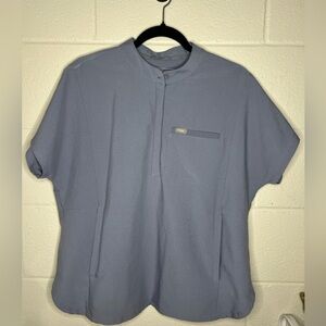 FIGS Montex Classic Scrub Top Women's Blue Size M